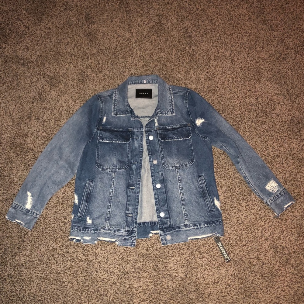 Blank NYC Denim distressed jacket